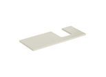 Geberit One Waschtisch-Platte 505315004 120 x 3 x 47 cm, sand-grau/lackiert hochglänzend, Ausschnitt rechts