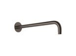 Herzbach Design iX PVD Wandarm 21.960450.1.40 Black Steel, für Regenbrause, 450mm, mit Rosette d= 70mm