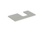 Geberit One Waschtisch-Platte 505313007 90 x 3 x 47 cm, greige/lackiert matt, Ausschnitt rechts