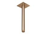 Herzbach Design iX PVD Deckenarm 21.964820.2.39 Copper Steel, für Regenbrause, 200mm, mit Rosette 70x70mm