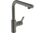 Ideal Standard Gusto Wand-Küchenarmatur A7817A5 magnetic grey, mit Sensor-Flüssigseifenspender, Bausatz 2