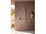 Herzbach MODUL7 seven round Dusch-Wandstange 11.965900.1.01 100cm, stufenlos verstellbar, chrom