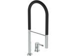 Ideal Standard Gusto Küchen-2-Loch-Armatur BD425AA chrom, mit 2-Funktionshandbrause aus Metall