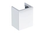 Geberit Smyle Square Handwaschbecken-Unterschrank 500363001 49,2x61,7x40,6cm, 1 Tür rechts, weiß hochglanz