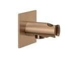 Herzbach Design iX PVD Brauseanschlussbogen 21.995200.2.39 Copper Steel, Rosette 70x70mm, mit Konushalter