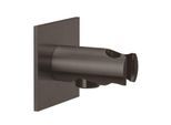 Herzbach Design iX PVD Brauseanschlussbogen 21.995200.2.40 Black Steel, Rosette 70x70mm, mit Konushalter