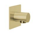 Herzbach Design iX PVD Brauseanschlussbogen 21.995100.2.41 Brass Steel, Rosette 70x70mm