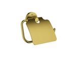 Grohe Essentials WC-Papierhalter 40367GN1 cool sunrise gebürstet, mit Deckel, verdeckte Befestigung