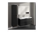 Villeroy und Boch Skyla Hochschrank C80100VL 2 Türen, 350 x 1700 x 349 mm, Volcano Black / Volcano Black