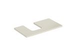 Geberit One Waschtisch-Platte 505293004 90 x 3 x 47 cm, sand-grau/lackiert hochglänzend, Ausschnitt links