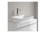 Villeroy und Boch Venticello Einbau-Waschtisch 411355RW 55x36cm, stone white C-plus, ohne Hahnloch, mit Überlauf