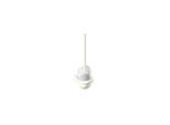 Hewi 477 Toilettenbürstengarnitur 477.20B1000599 141x470x140mm, Oberteil matt weiß, Wandmontage, matt, reinweiß