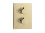 Herzbach Design iX PVD Thermostat 21.503050.2.41 Brass Steel, UP, für 2 Verbraucher