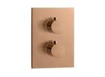Herzbach Design iX PVD Thermostat 21.500550.2.39 Copper Steel, Unterputz, für 1 Verbraucher
