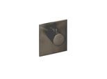 Herzbach Logic XL Fertigmontageset 21.500100.2.40 für Einzel-Thermostat-Modul, 110x100mm, Black Steel
