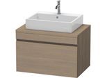 Duravit DuraStyle Waschtisch-Unterschrank DS531203535 80 x 54,8 cm, Eiche terra, für Konsole, 1 Auszug