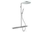 Hansgrohe Axor 800 Showerpipe 27984820 Brushed Nickel, Thermostat, Kopfbrause, Handbrause