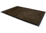 Fussmatte "Schmutzfangmatte CLEAN PRO, Made in Belgium", grün (khaki), B:80cm H:8mm L:120cm, Polyamid, PRIMAFLOR-IDEEN IN TEXTIL, Teppiche, Fussmatte, Uni-Farben, UV-beständig, strapazierfähig, waschbar