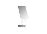 Emco Pure Rasier-/Kosmetikspiegel 109400113 132 x 148 mm, 3-fach, randlos, mit Griff, Standspiegel, chrom