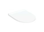 Geberit Acanto WC-Sitz 502719011 Scharniere Messing verchromt, mit Absenkautomatik, abnehmbar, weiß