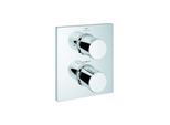 Grohe Grohtherm F Fertigmontageset 27618000 Unterputz-Wannen/Brause-Thermostat, mit integrierter 2-Wege Umschaltung, chrom