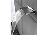 Herzbach Living Spa Schwallauslauf 11.694000.1.01 Wandmontage, Edelstahl poliert