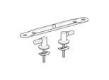 Geberit Edelstahlscharniere 598138000 auch für 573075,576300,573015,