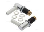 Geberit Scharnier-Set 597110000 abnehmbar, verchromt, für WC-Sitz