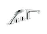 hansgrohe Axor Citterio E Fertigmontageset 36410000 4-Loch-Fliesenrandarmatur, mit Thermostat, chrom