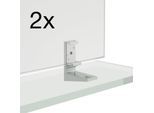 LAUFEN Frame 25 Set zur Fiexierung der Ablage am Spiegel, H4907189000001, 3 Stückl