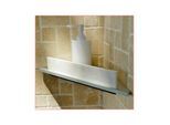 Keuco Edition 400 Eckduschablage 11557170100 silber eloxiert, 242 x 245 mm, mit Glasabzieher