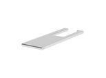 Keuco Edition 400 Papierhalter 11573170000 Alu silber-eloxiert, mit Ablage, offene Form