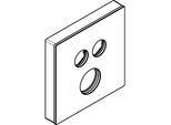hansgrohe Rosette 155/155mm Shower Select Glas 92623400 Thermostat UP 2 Verbraucher weiß/chrom