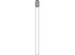 hansgrohe Steigrohr Axor Front Showerpipe mit 92243000 Thermostat/2jet Kopfbrause chrom