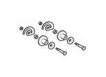 Geberit Set Kerafix Schnecke 597160000