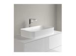 Villeroy und Boch Finion Aufsatz-Waschtisch 414361RW 600 x 350 x 115 mm, Stone White CeramicPlus, ohne Überlauf