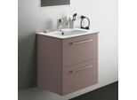 Ideal Standard i.life A Möbelwaschtisch-Paket K8741NH 64x46x64,5cm, 1 Hahnloch, Griff Chrom gebürstet, greige matt