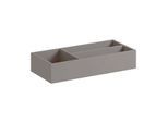 Geberit Xeno² Schubladeneinsatz 500525001 32,3x6,2x15,0cm, T-Teilung, Melamin Holzstruktur/sculturagrau