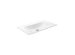 Keuco X-Line Keramik-Waschtisch 33160318000 80,5x49,3cm, ohne Hahnloch und Überlauf, weiß