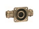 SYR Press-Flansch DRUFI 22 mm mit beidseitiger Pressverbindung