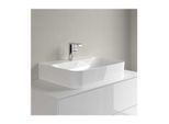 Villeroy & Boch Finion Waschbecken 41686CR1 600 x 470 x 164 mm, Weiß Alpin CeramicPlus, mit verdecktem Überlauf, Unterseite geschliffen