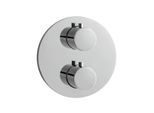 Herzbach Design new Fertigmontageset 11.503055.1.01 Unterputz-Brause-Thermostat round, chrom
