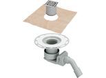 Viega Advantix Badablauf 557058 DN 40/50, Kunststoff grau, mit Aufsatz