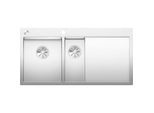 Blanco Claron 6 s-if Spüle 521646 100x51cm, Edelstahl, links, PushControl Ablauffernbedienung