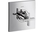 hansgrohe Axor Citterio Fertigmontageset 39716000 Unterputz-Thermostat, mit Kreuzgriff, chrom
