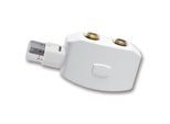Bemm Softline M-Ventil ZMUVDSW5 Durchgang, DN 15 x 50 mm, weiß, mit Thermostat Puro