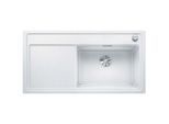Blanco ZENAR XL 6 S DampfgarPlus Spüle 524056 100x51cm, PuraDur weiß, rechts, mit Holzschneidbrett