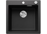 Blanco Pleon 5 Silgranit Spüle 523676 51,5 x 51 cm, anthrazit, Ablauffernbedienung mit Drehbetätigung