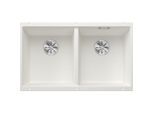 Blanco Subline 350/350-u Spüle 523578 75,5x46cm, PuraDur weiß, für Unterbau