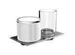 Emco Art Flüssigseifenspender/Glashalter 163100102 chrom